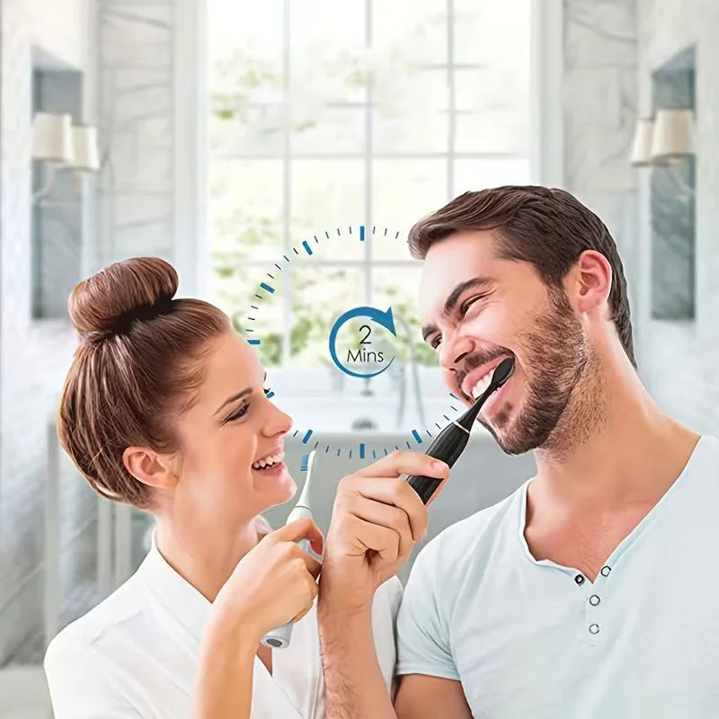 X3 Sonic Electric Toothbrush – Rechargeable USB Fast Charging Toothbrush with 5 Modes for Deep Cleaning, Whitening & Gum Care