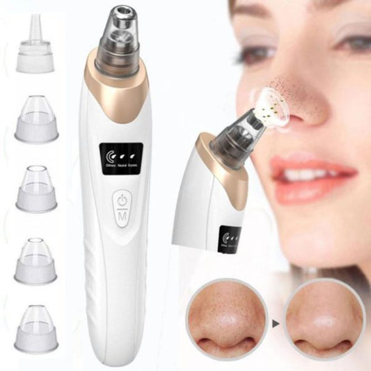 Blackhead Remover Vacuum – Portable Pore Cleaner with LED Display & Adjustable Suction
